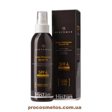 Солнцезащитное масло-бронзатор для лица и тела - Histomer Histan Active Protection Special Оil SPF6 103396 ProCosmetos